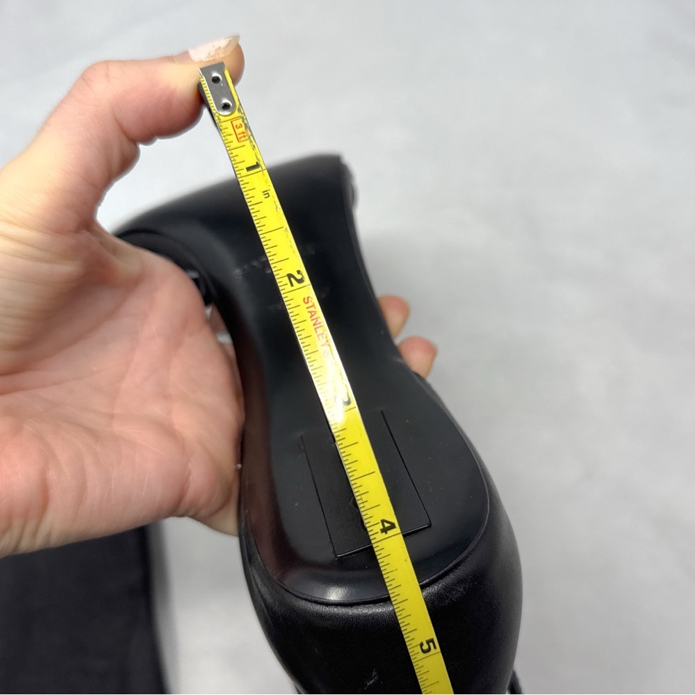 Saint Laurent Black Opyum Ankle-Strap Sandals - Picture 14 of 14